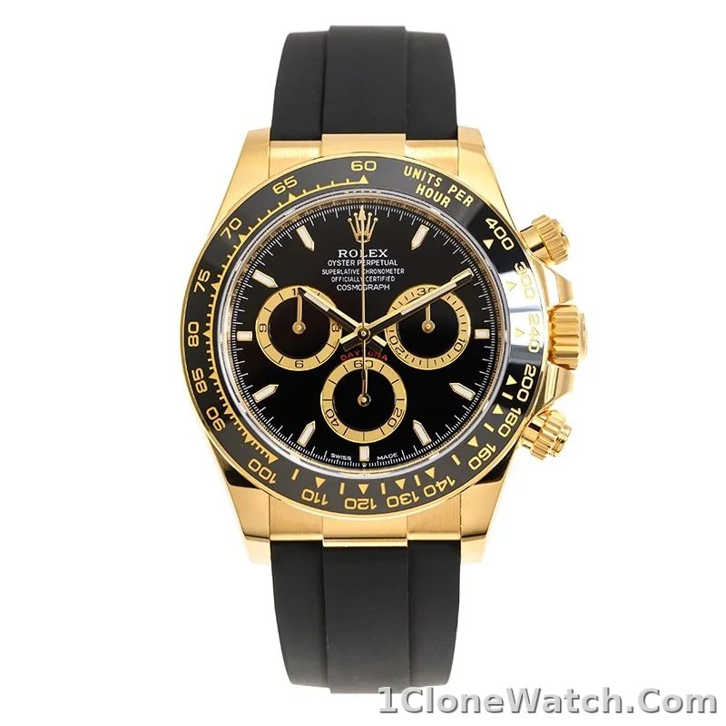 Superclone Rolex Daytona 40 mm Black Dial 126518LN - detail
