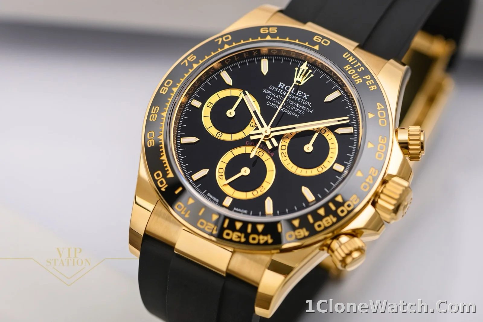 Superclone Rolex Daytona 40 mm Black Dial 126518LN - detail