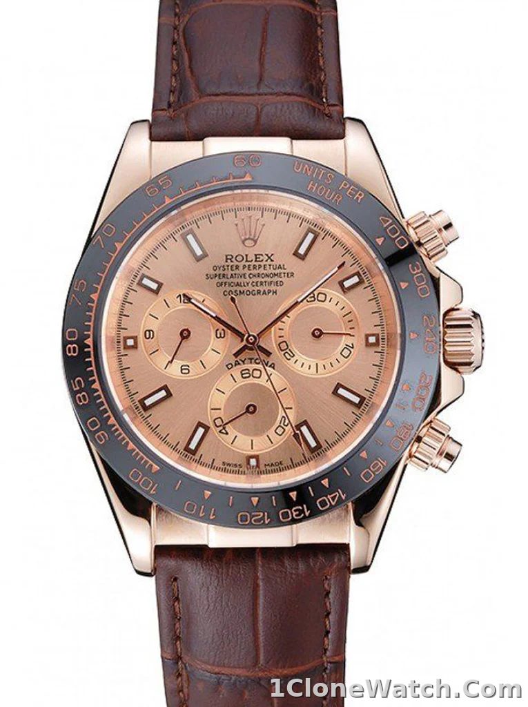Rolex Daytona 39mm Rose-Gold Dial 1454243