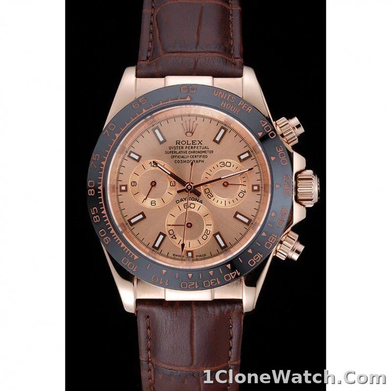 Rolex Daytona 39mm Rose-Gold Dial 1454243 - detail