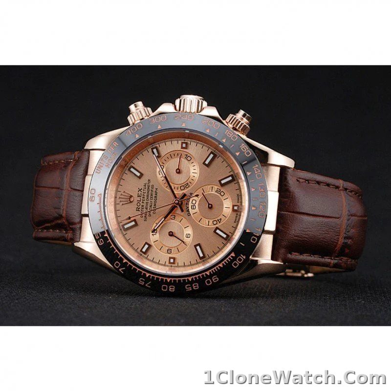 Rolex Daytona 39mm Rose-Gold Dial 1454243 - detail