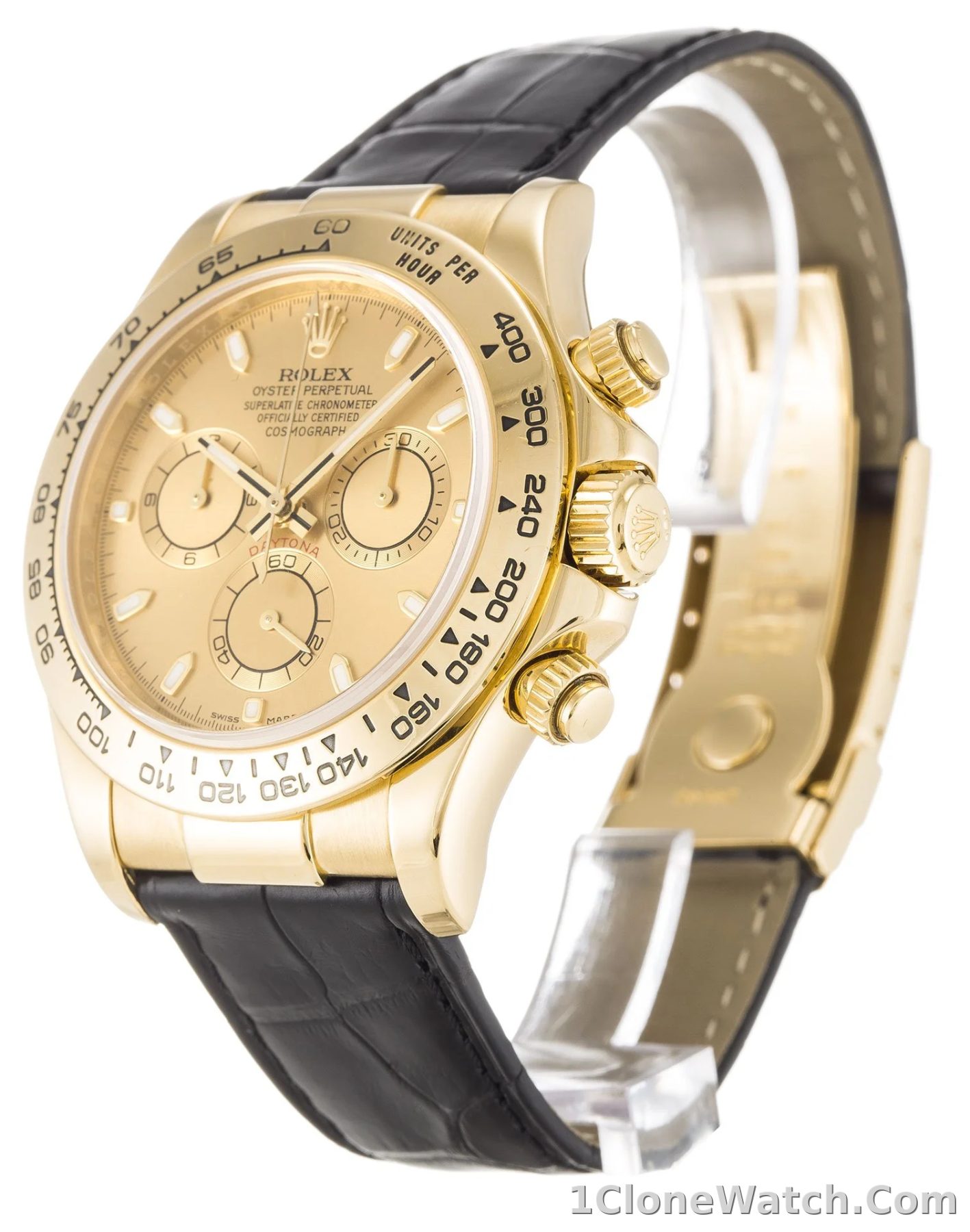 Rolex Daytona 40mm Champagne Dial 116518 - detail