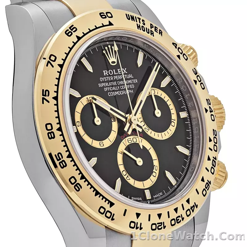 Superclone Rolex Daytona Black Dial 126503 - detail