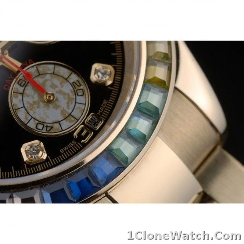 Rolex Daytona 39mm Black Dial 80251 - detail