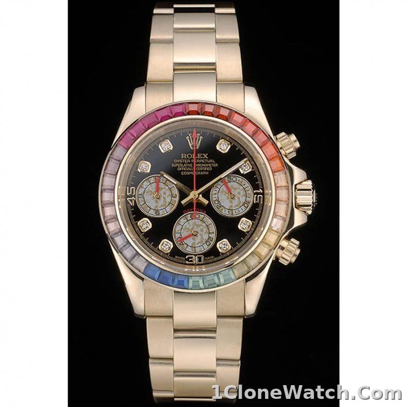 Rolex Daytona 39mm Black Dial 80251 - detail