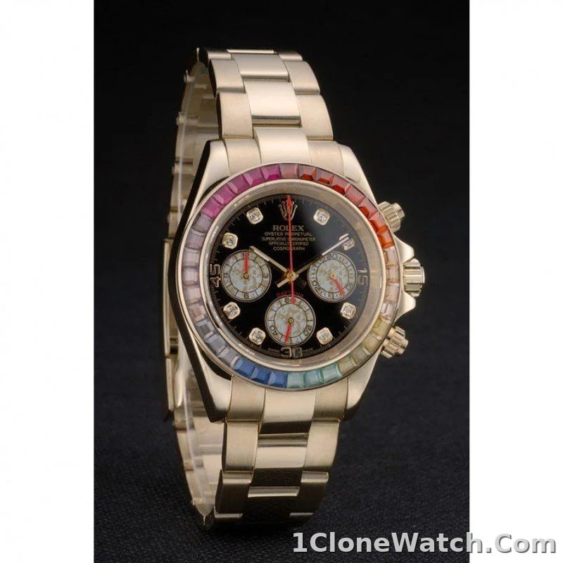 Rolex Daytona 39mm Black Dial 80251 - detail