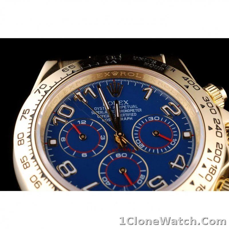 Rolex Daytona 39mm Blue Dial REP016832 - detail