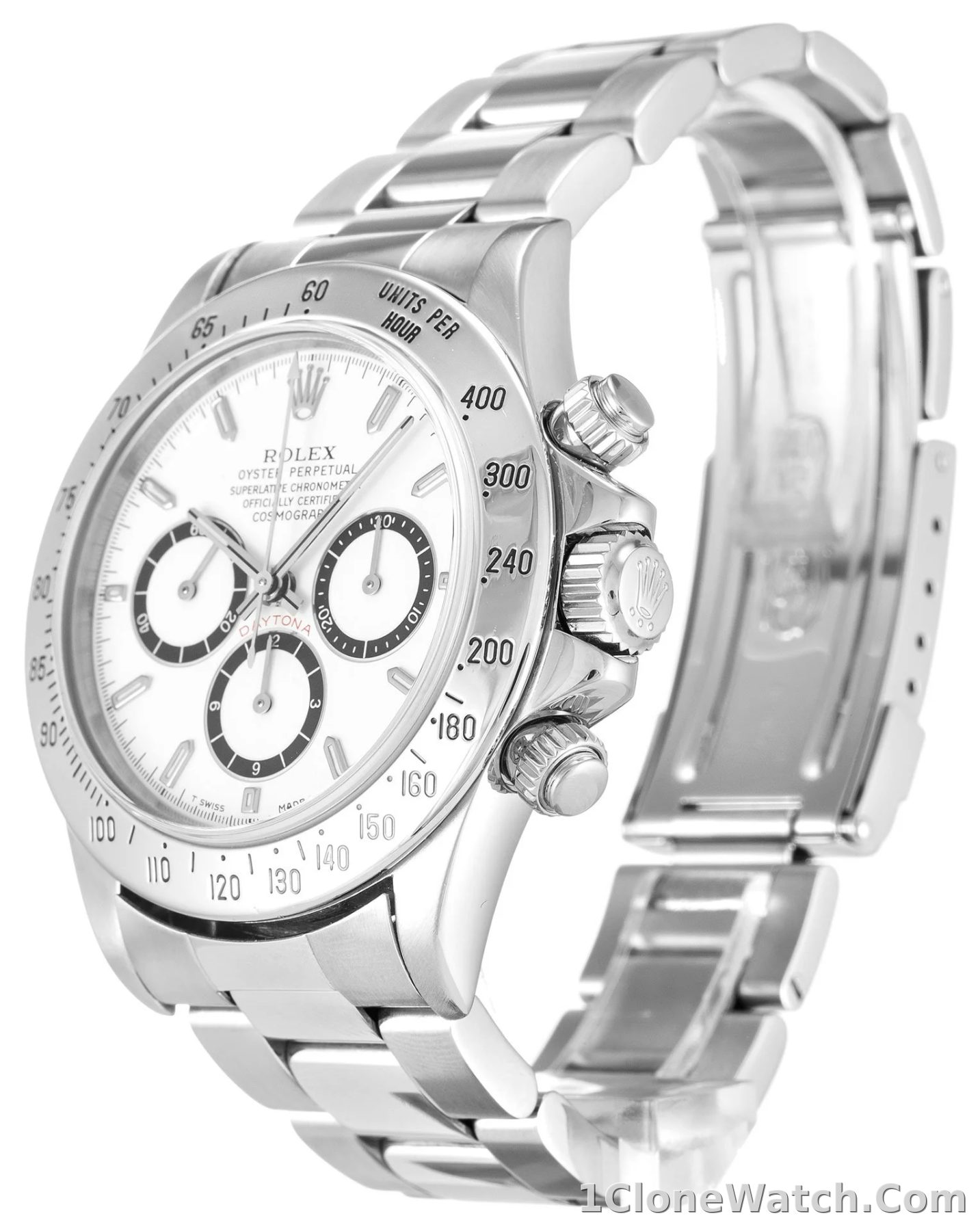 Rolex Daytona 40mm White Dial 16520 - detail