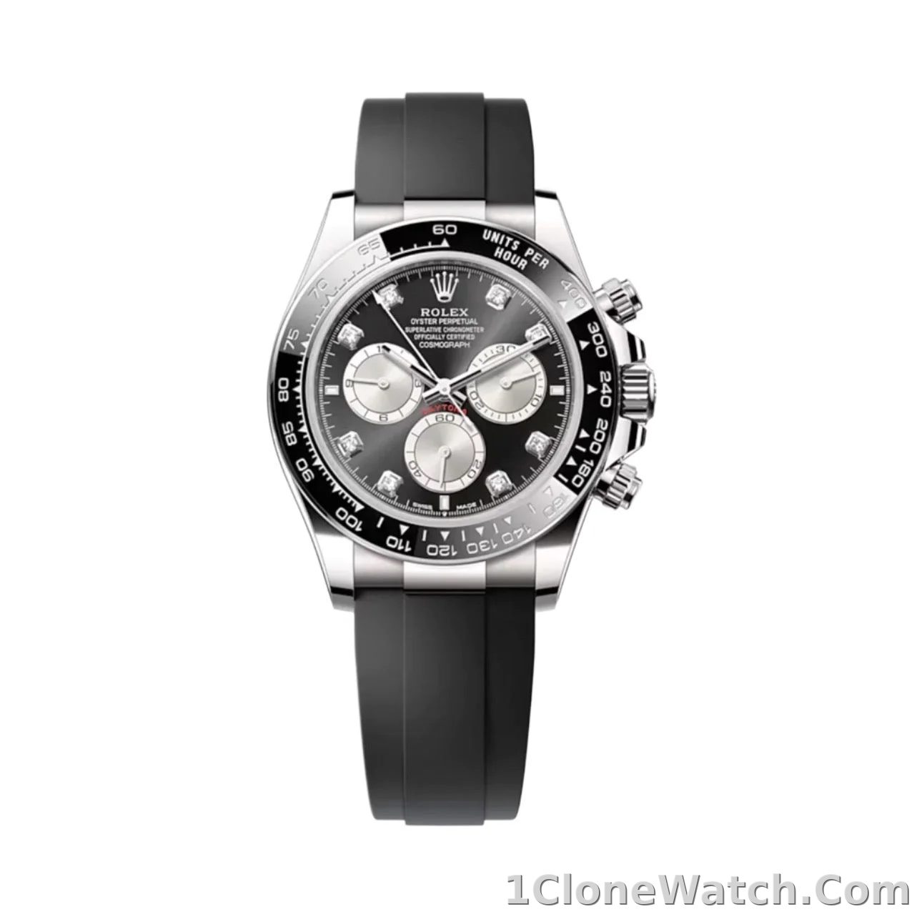 Superclone Rolex Daytona 40 mm Bright black Dial 126519LN