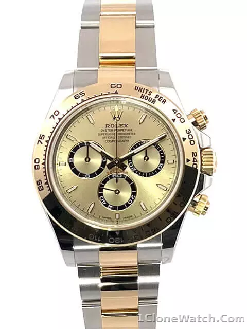 Superclone Rolex Daytona 40 mm Champagne Dial 126503 - detail