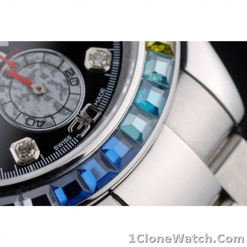 Rolex Daytona 39mm Black Dial 80250 - detail