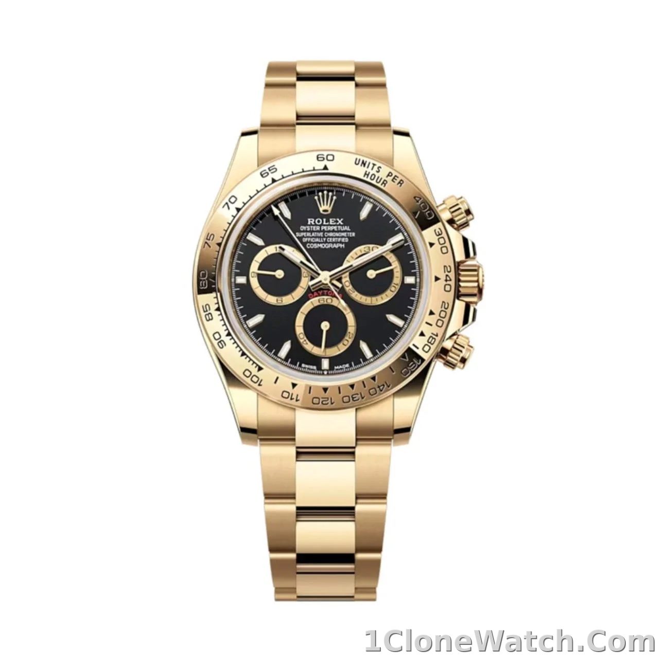 Superclone Rolex Daytona 40 mm Black Dial 126508