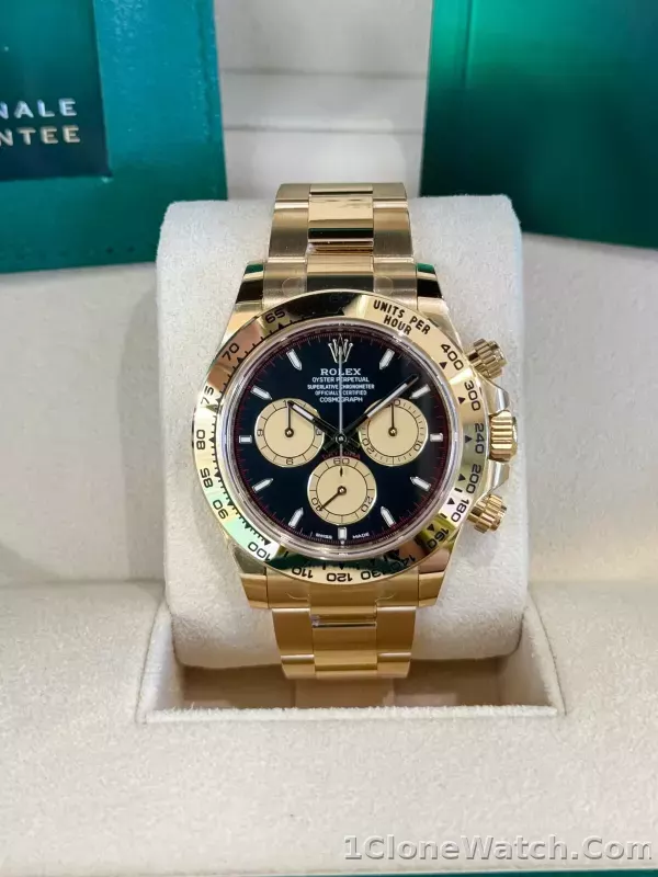 Superclone Rolex Daytona 40 mm Black Dial 126508 - detail