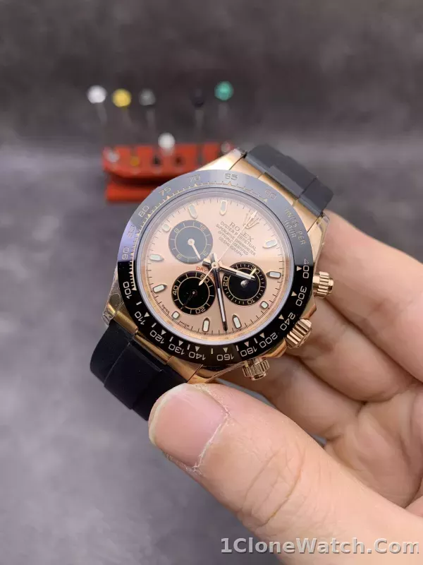 Rolex Cosmograph Daytona Oyster 40 mm Everose gold 116515LN - detail