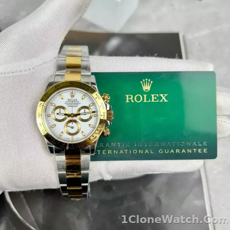 Superclone Rolex Daytona 40 mm White Dial 126503 - detail