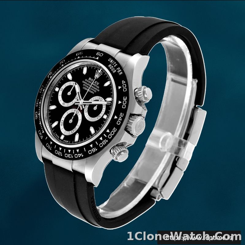 Rolex Daytona Men’s 40mm 116519 Silver-tone Swiss Replica Watch - detail