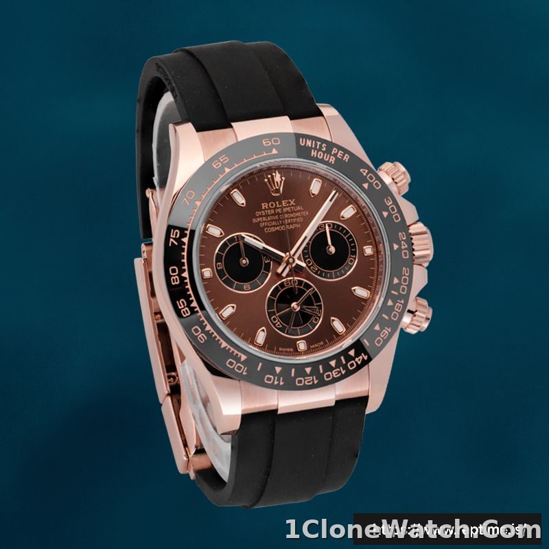 Rolex Daytona Men’s 40mm m116515ln-0041 Rubber Band Rose Gold-tone - detail