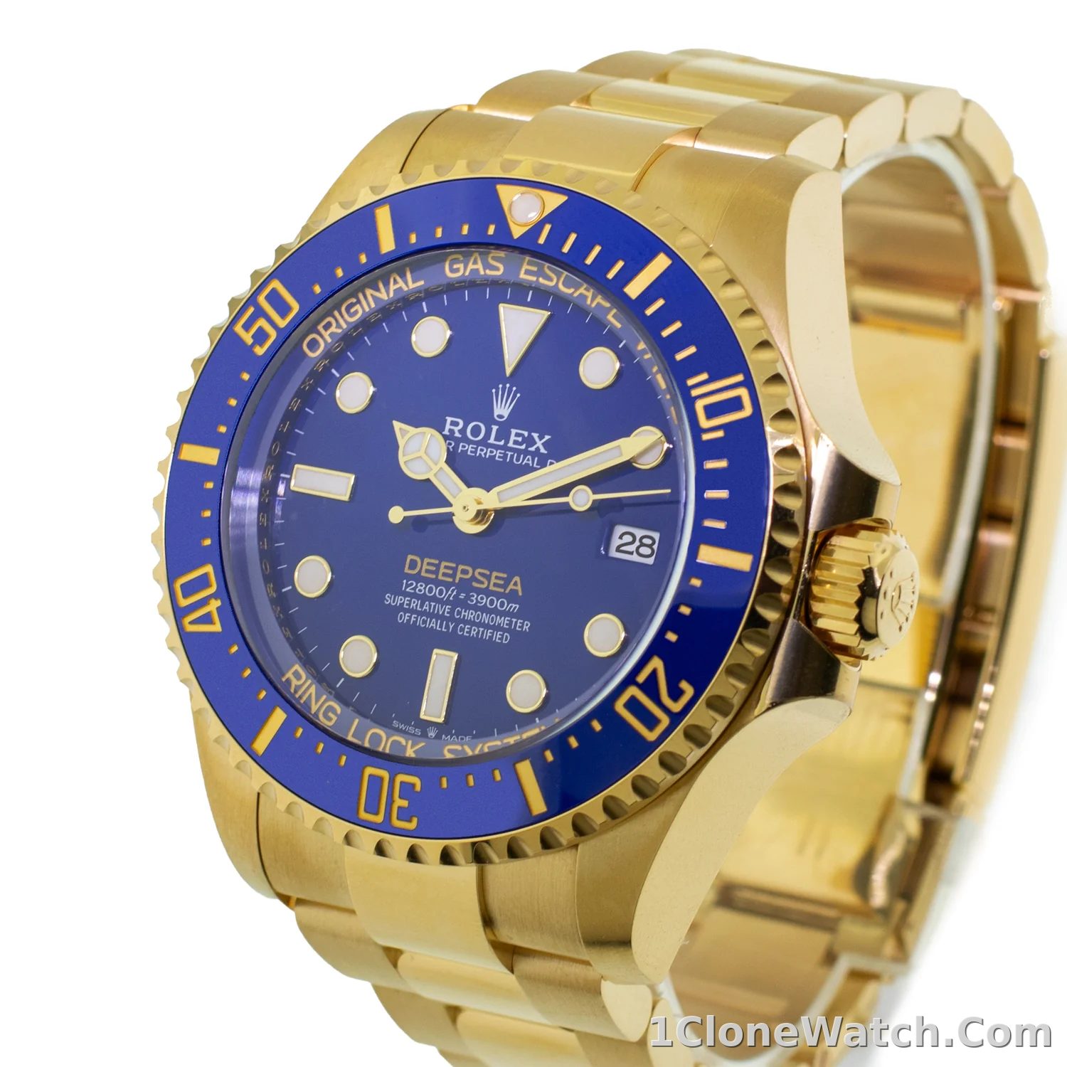 Superclone Rolex Deepsea Sea-Dweller 44mm 136668LB 2025 - detail
