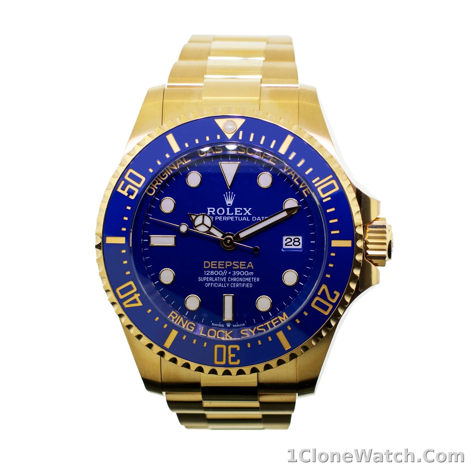 Superclone Rolex Deepsea Sea-Dweller 44mm 136668LB 2025 - detail
