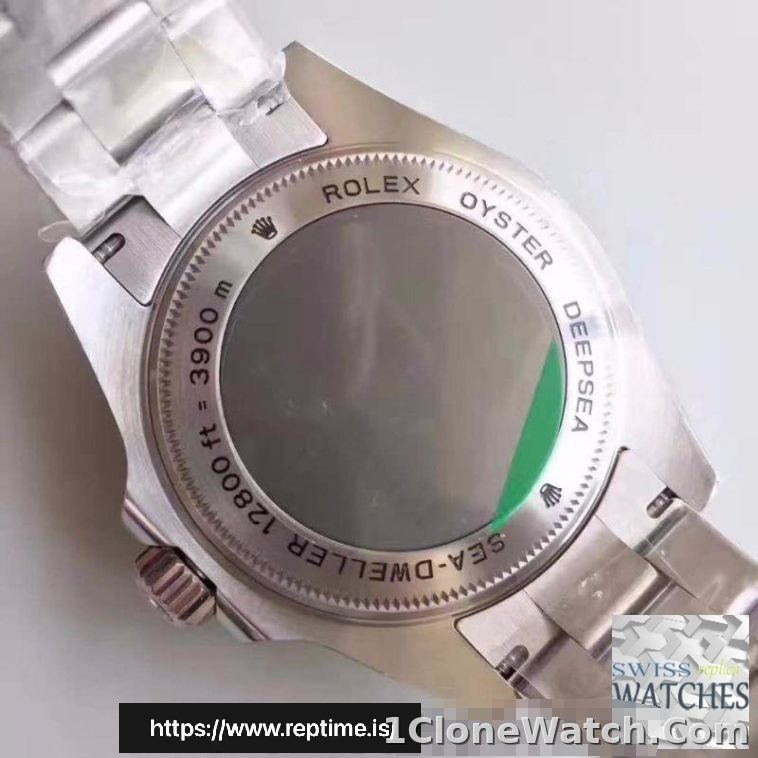 ROLEX DEEPSEA BLACK DIAL STAINLESS STEEL 44MM SWISS REPLICA 116660.4 - detail