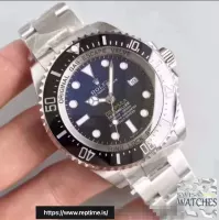 ROLEX DEEPSEA BLACK DIAL STAINLESS STEEL 44MM SWISS REPLICA 116660.4 - view 4