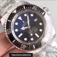 ROLEX DEEPSEA BLACK DIAL STAINLESS STEEL 44MM SWISS REPLICA 116660.4 - view 5