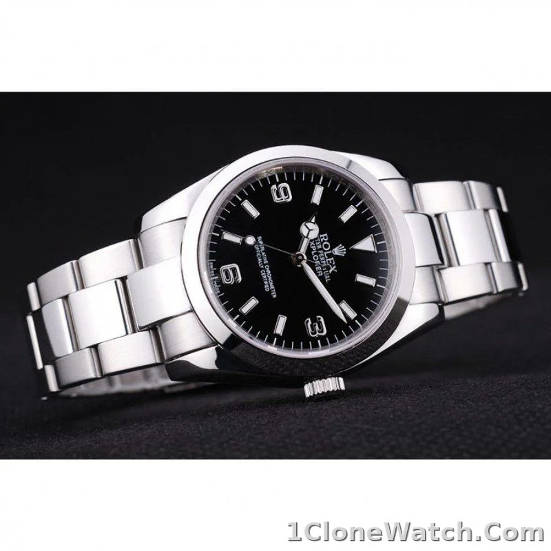 Superclone Rolex Explorer 36mm Black Dial SRL156 14270 - detail