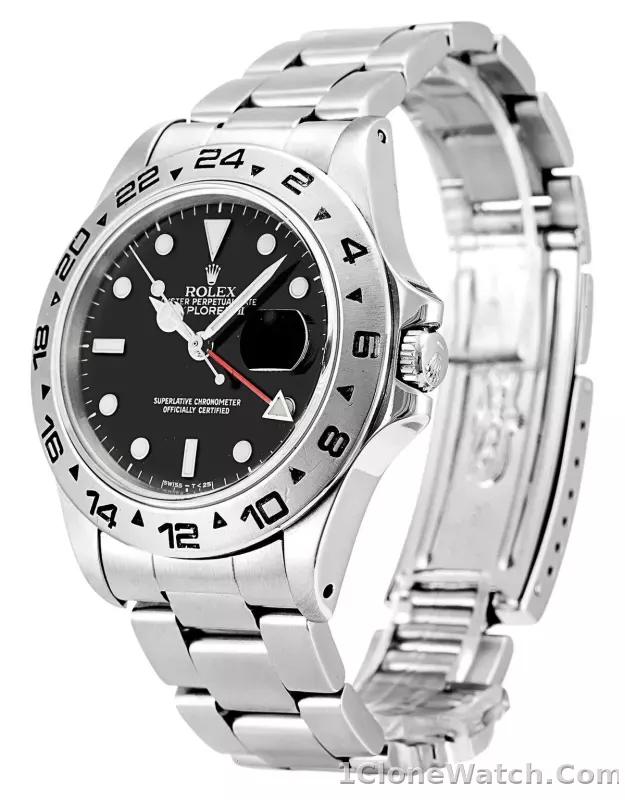 Rolex Explorer 40mm Black Dial 16550 - detail