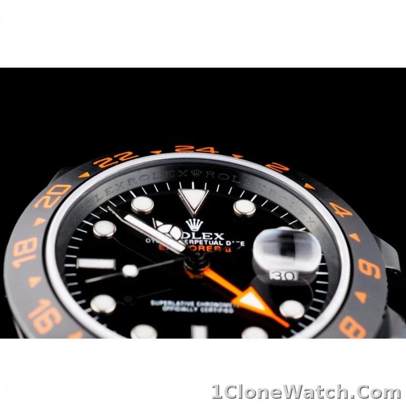 Superclone Rolex Explorer 40mm Black Dial 98240 - detail