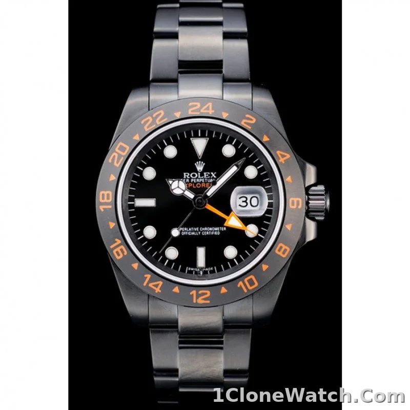 Superclone Rolex Explorer 40mm Black Dial 98240 - detail