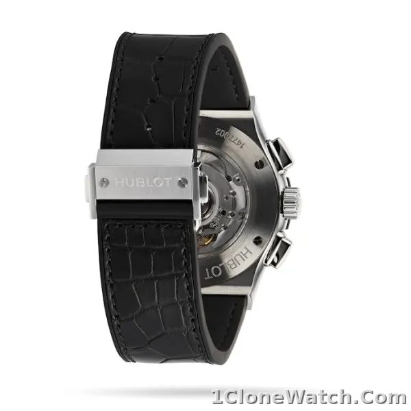 Hublot Classic Fusion Men Automatic Skeleton Leather Watch 525.NX.0170.LR - detail