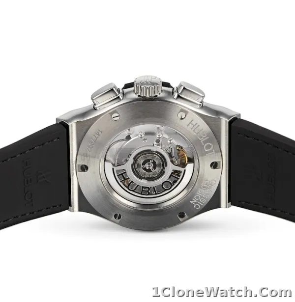 Hublot Classic Fusion Men Automatic Skeleton Leather Watch 525.NX.0170.LR - detail