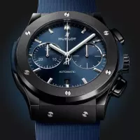 Hublot Classic Fusion Men Automatic Blue Rubber Watch 521.CM.7170.RX - view 3