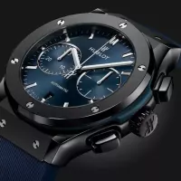 Hublot Classic Fusion Men Automatic Blue Rubber Watch 521.CM.7170.RX - view 4