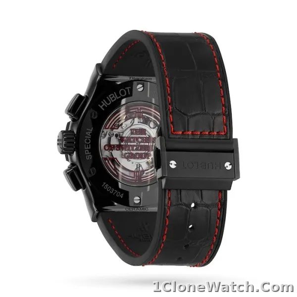 Hublot Classic Fusion Men Automatic Black Alligator Watch 525.CM.0173.LR.AUM20 - detail