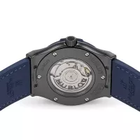 Hublot Classic Fusion Men Automatic Blue Rubber and Alligator Watch 511.CM.7170.LR - view 5