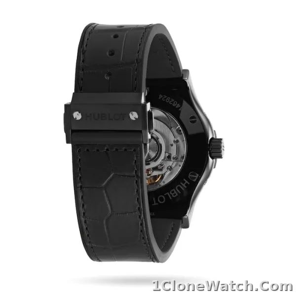 Hublot Classic Fusion Men Automatic Black Alligator Watch 547.CX.0170.LR - detail