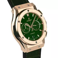 Hublot Classic Fusion Men Automatic Green Alligator Watch 521.OX.8980.LR - view 4