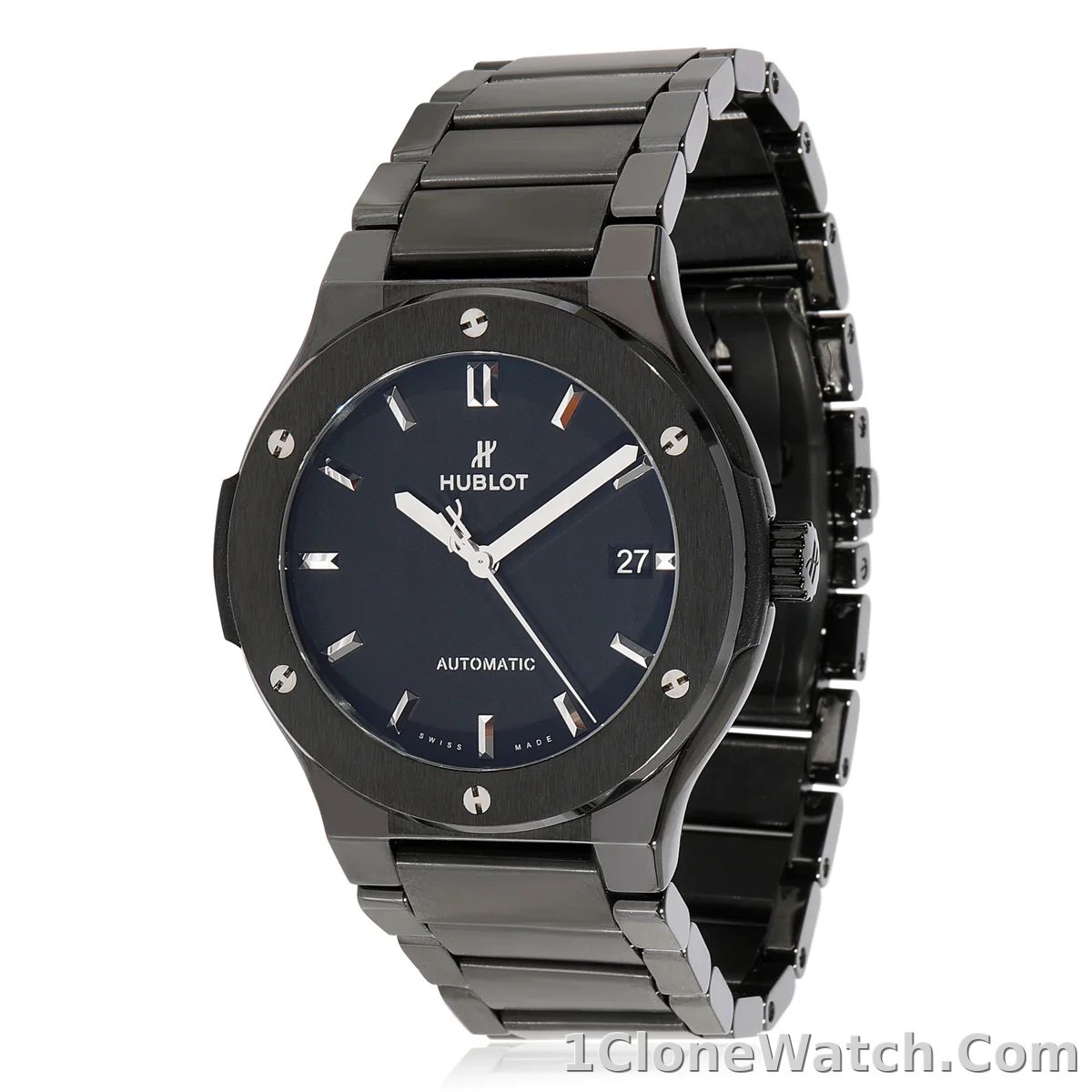 Hublot Classic Fusion Men Automatic Black Ceramic Watch 510.CM.1170.CM - detail