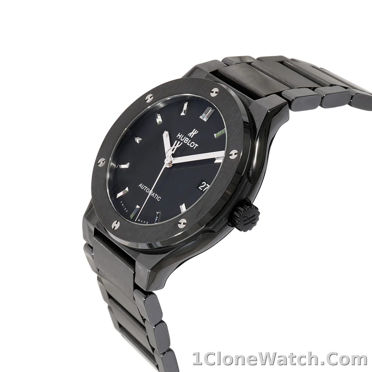 Hublot Classic Fusion Men Automatic Black Ceramic Watch 510.CM.1170.CM - detail