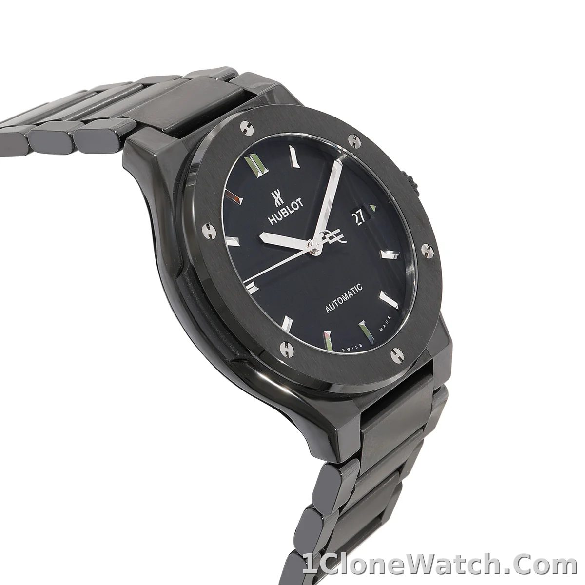 Hublot Classic Fusion Men Automatic Black Ceramic Watch 510.CM.1170.CM - detail