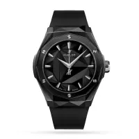 Hublot Classic Fusion Men Automatic Black Rubber Watch 550.CS.1800.RX.ORL21 - view 1
