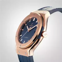 Hublot Classic Fusion Men Automatic Blue Leather Watch 511.OX.7180.LR - view 7