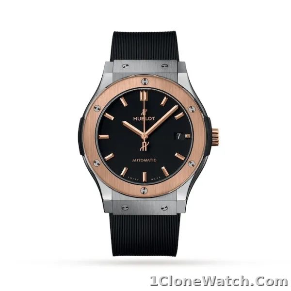 Hublot Classic Fusion Men Automatic Black Rubber Watch 511.NO.1181.RX