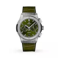 Hublot Classic Fusion Men Automatic Green Alligator Watch 541.NX.8970.LR - view 1