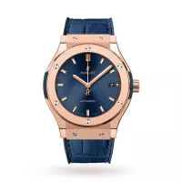 Hublot Classic Fusion Men Automatic Blue Leather Watch 511.OX.7180.LR - view 1