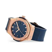 Hublot Classic Fusion Men Automatic Blue Leather Watch 511.OX.7180.LR - view 3