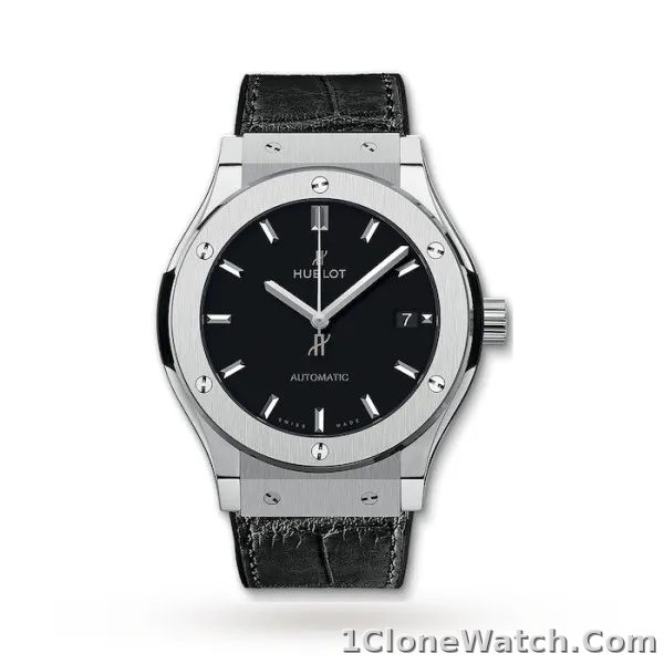 Hublot Classic Fusion Men Automatic Black Alligator Watch 565.NX.1171.LR