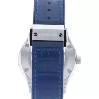 Hublot Classic Fusion Men Automatic Blue Leather Watch 542.NX.7170.LR - view 4