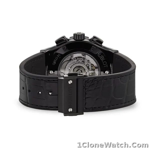 Hublot Classic Fusion Men Automatic Black Alligator Watch 525.CM.0170.LR - detail
